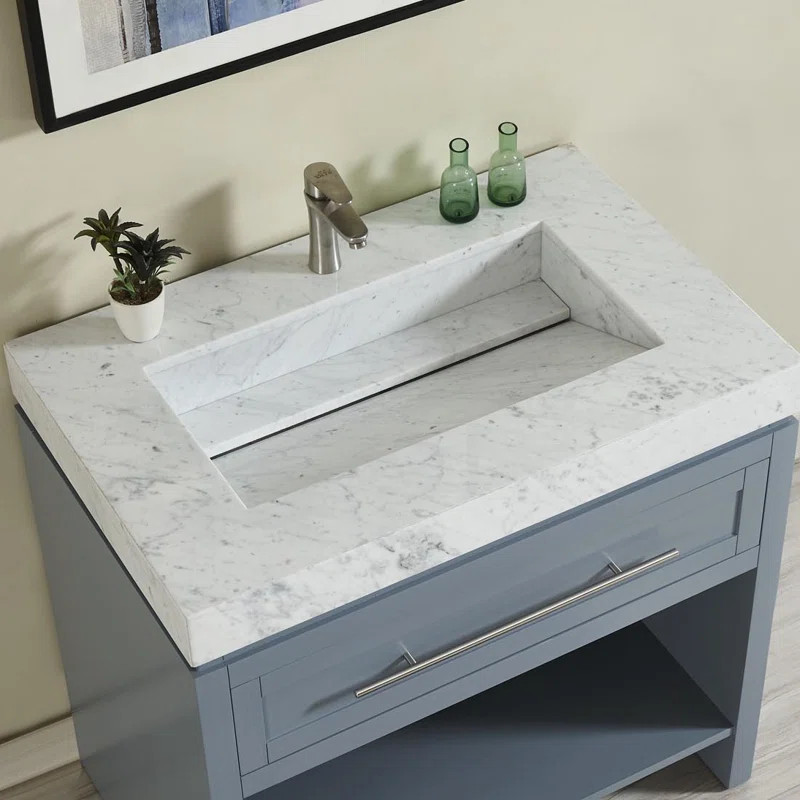 36'' Ceramic Single Bathroom Vanity Top with Sink | Wayfair North America