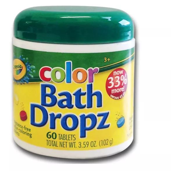 Crayola Color Bath Dropz - 60ct | Target