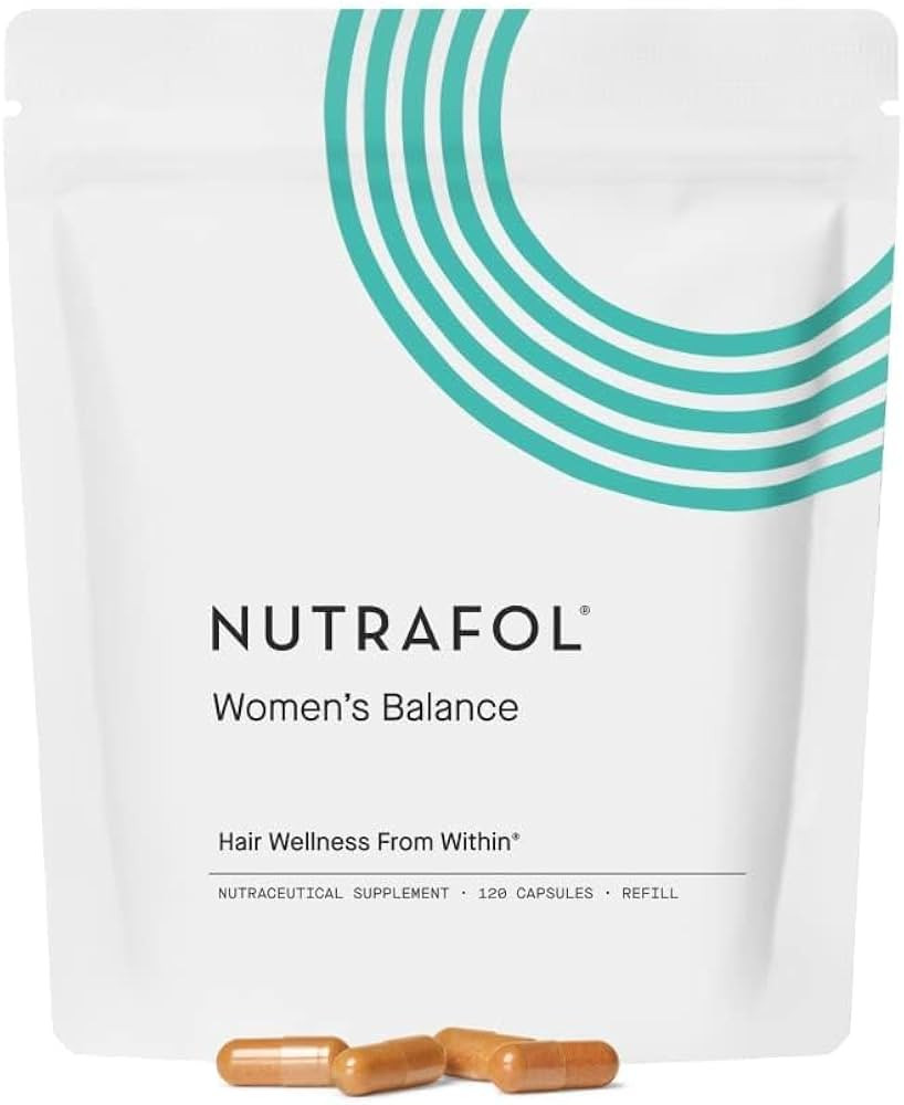 Nutrafol Women's Balance Hair Growth Supplements, Ages 45 and Up, Clinically Proven for Visibly T... | Amazon (US)