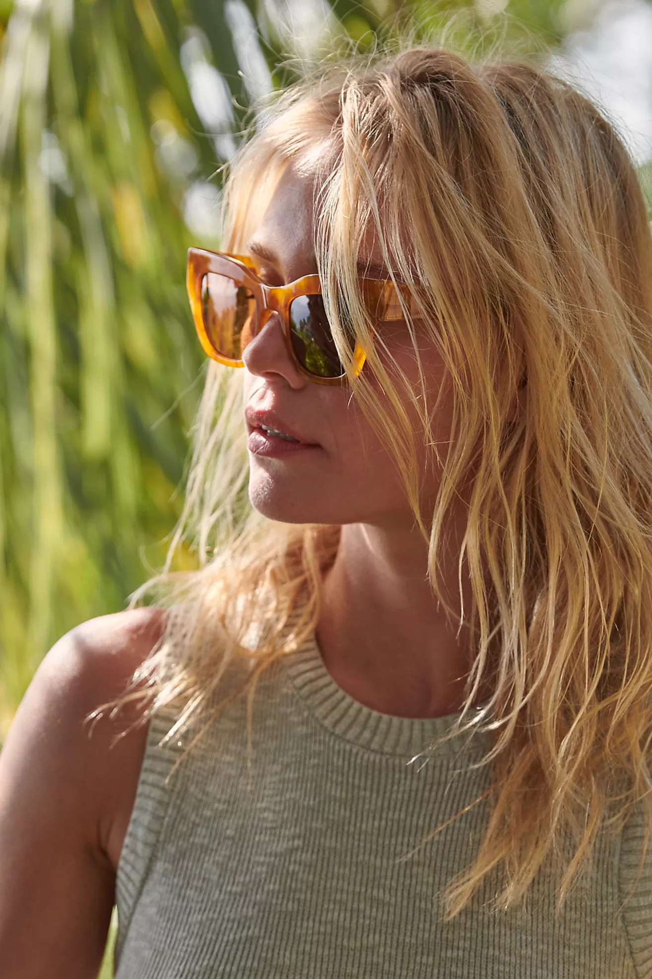 Decker Polarized Square Sunglasses | Free People (UK)