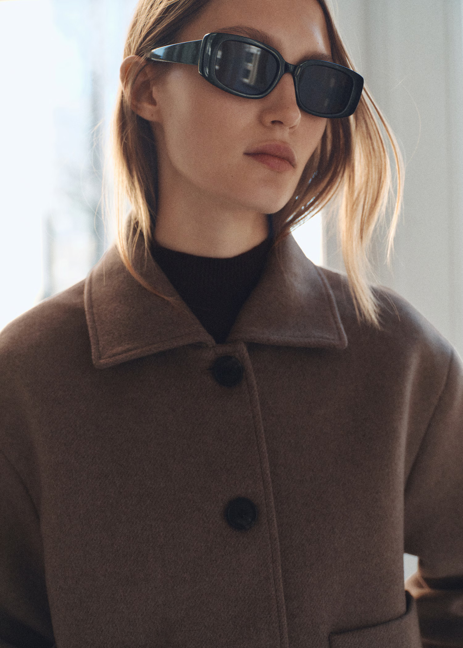 Wool jacket with pockets - Women | MANGO United Kingdom | MANGO (UK)