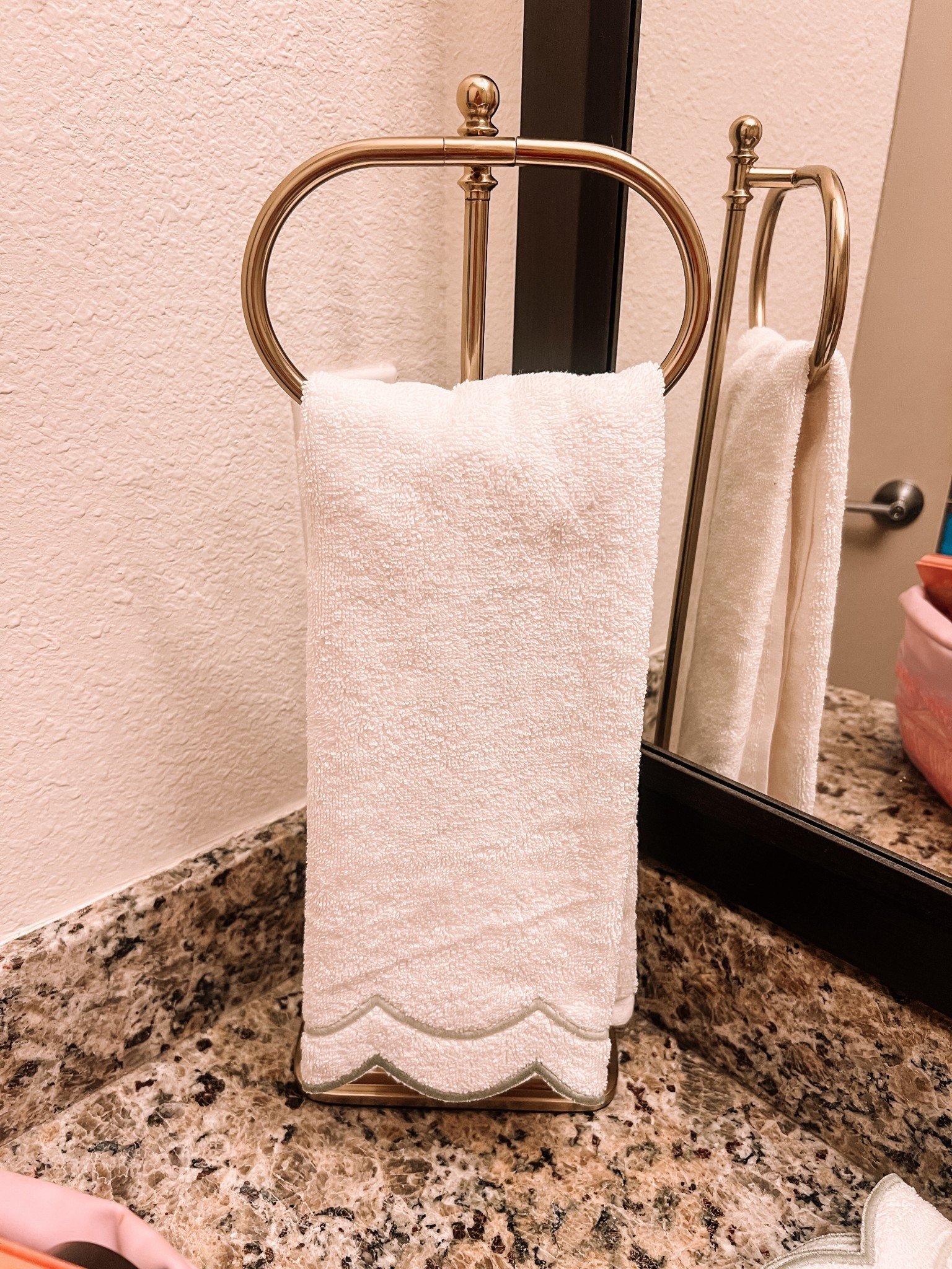 Bathroom hand towel refresh for under $30 🫧🧖🏻‍♀️

Target finds Weezie towels dupe grandmillennial 

#LTKHome #LTKFindsUnder50 #LTKFamily