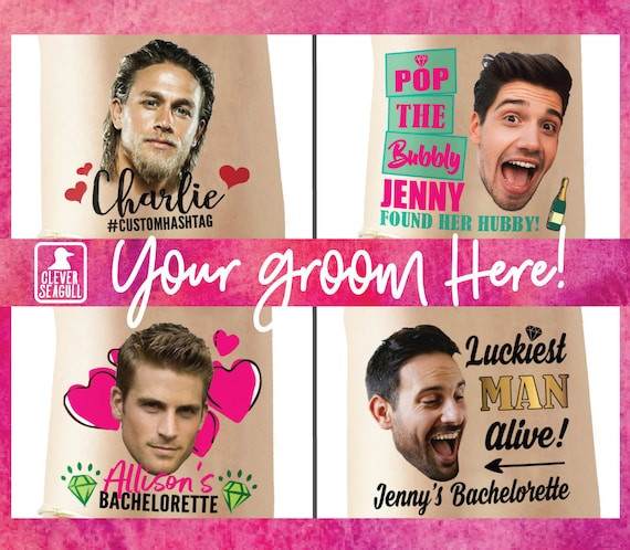 Custom personalized bachelorette party PHOTO temporary tattoos | Etsy | Etsy (US)