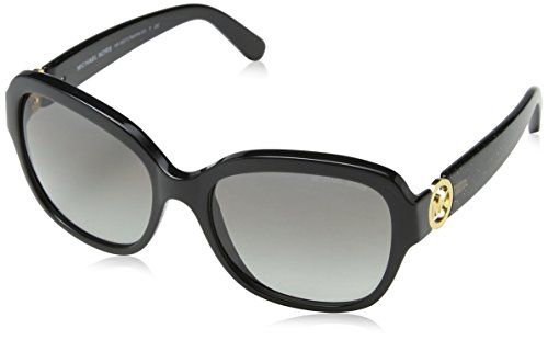 Michael Kors TABITHA III MK6027 Sunglasses 309911-55 - Black/black Glitter Frame, MK6027-309911-55 | Amazon (US)