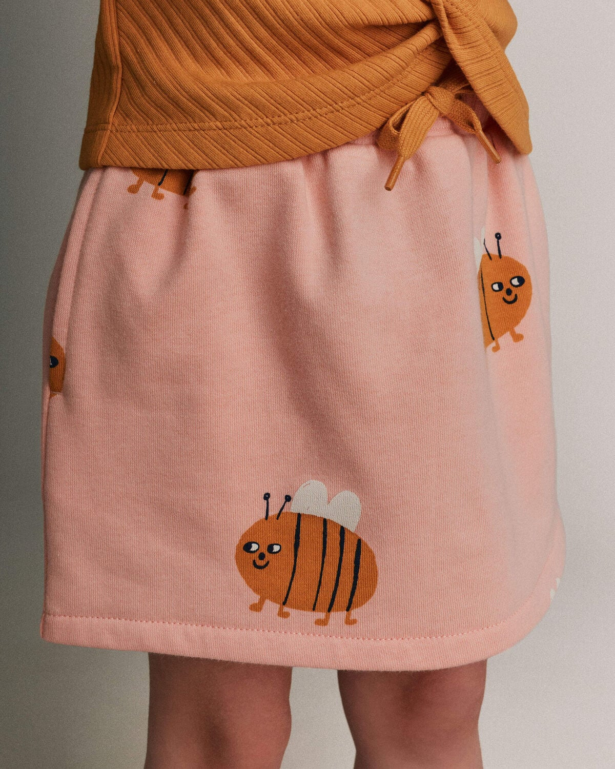 Toddler Girl Pull-On Skirt with Pockets in Bee Print - Light Pink - Otter Avenue | Carter's | Carter's Inc