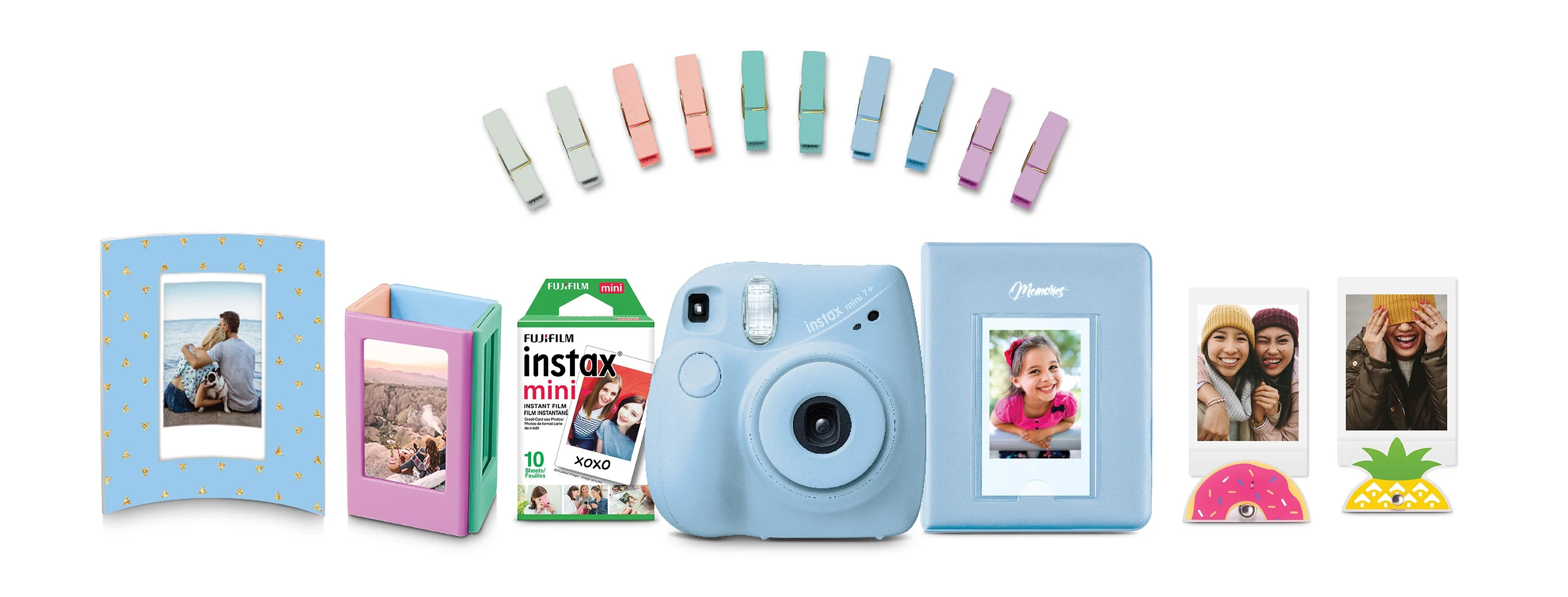 FUJIFILM Instax Mini 7+ Blue Bundle - Walmart.com | Walmart (US)