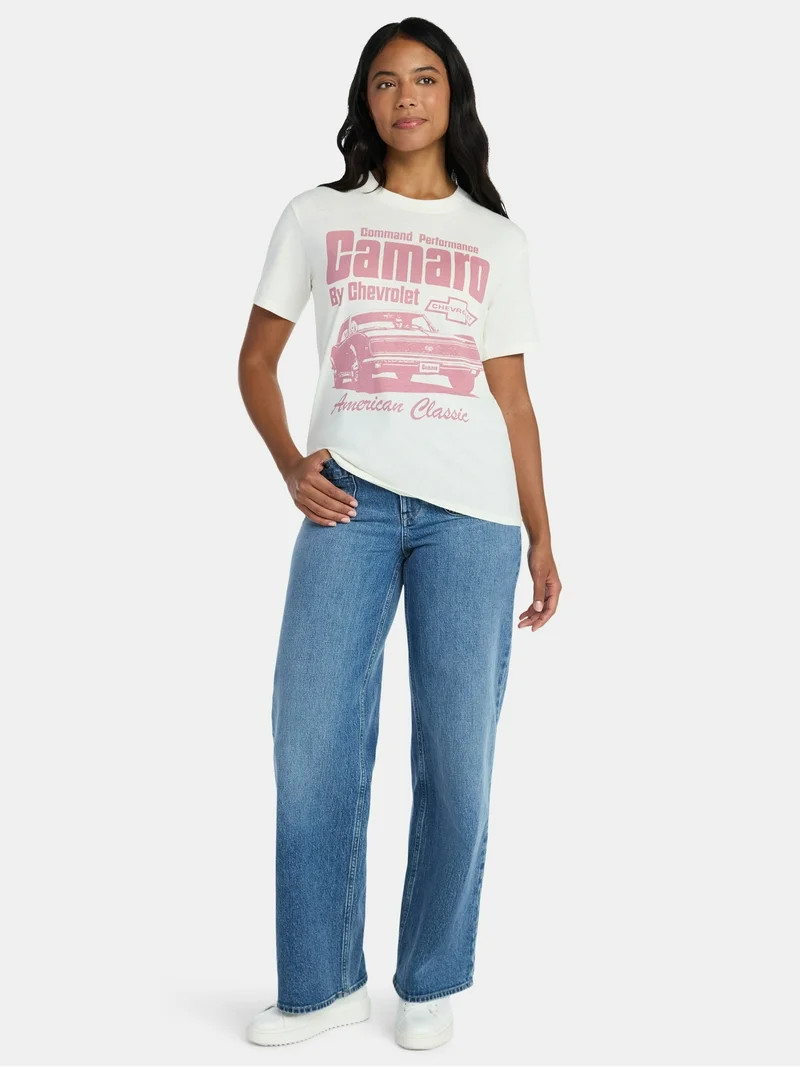 Chevy Camaro Women's Graphic Tee with Short Sleeves, Sizes XXS-XXL | Walmart (US)