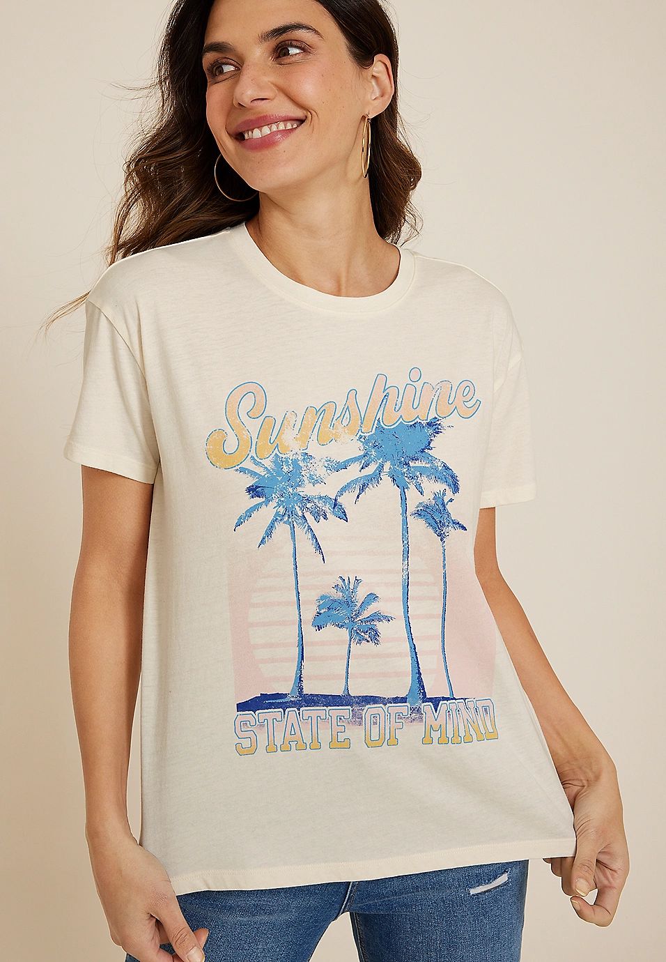 Sunshine State Of Mind Graphic Tee | Maurices