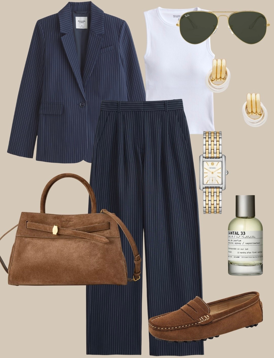 Work outfit that’s stylish and comfortable - business casual, suede bag, loafers, and cute accessories workwear

#LTKSeasonal #LTKU #LTKWorkwear