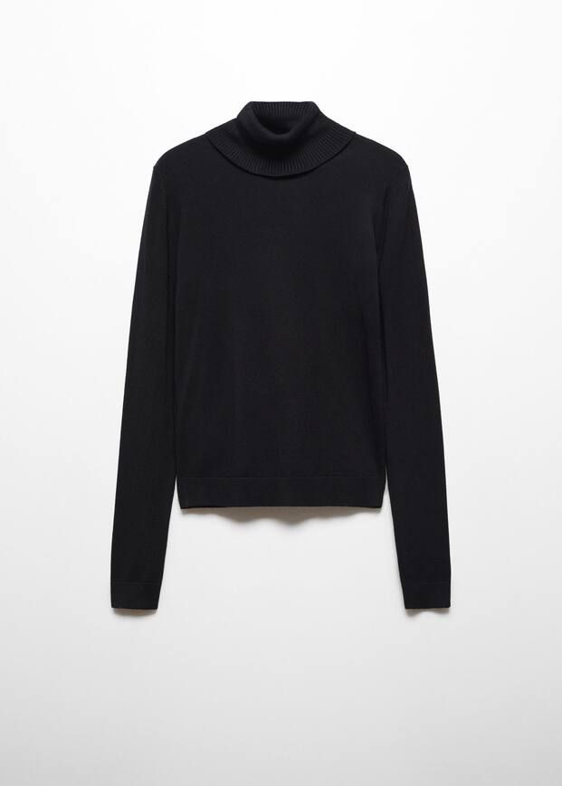 Fine-knit turtleneck sweater -  Women | Mango United Kingdom | MANGO (UK)