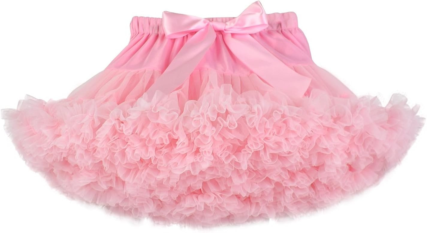Baby Girls Tutu Skirt Princess Fluffy Soft Tulle Ballet Birthday Party Pettiskirt (9M-8T) | Amazon (US)