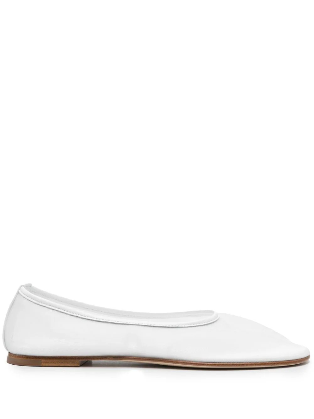 Dear Frances Balla mesh ballet flats in white | Farfetch Global