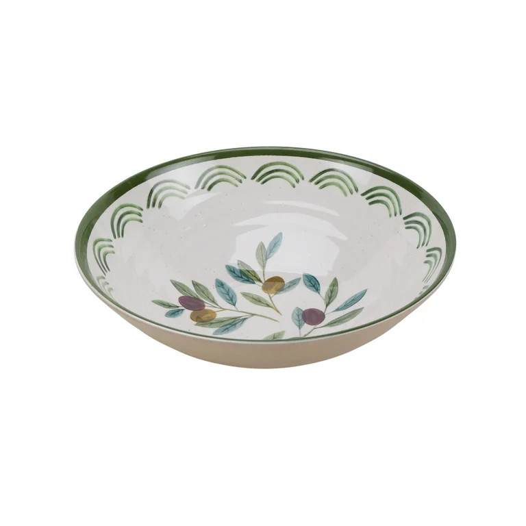 Better Homes and Gardens Bamboo Melamine Olive Serve Bowl | Walmart (US)