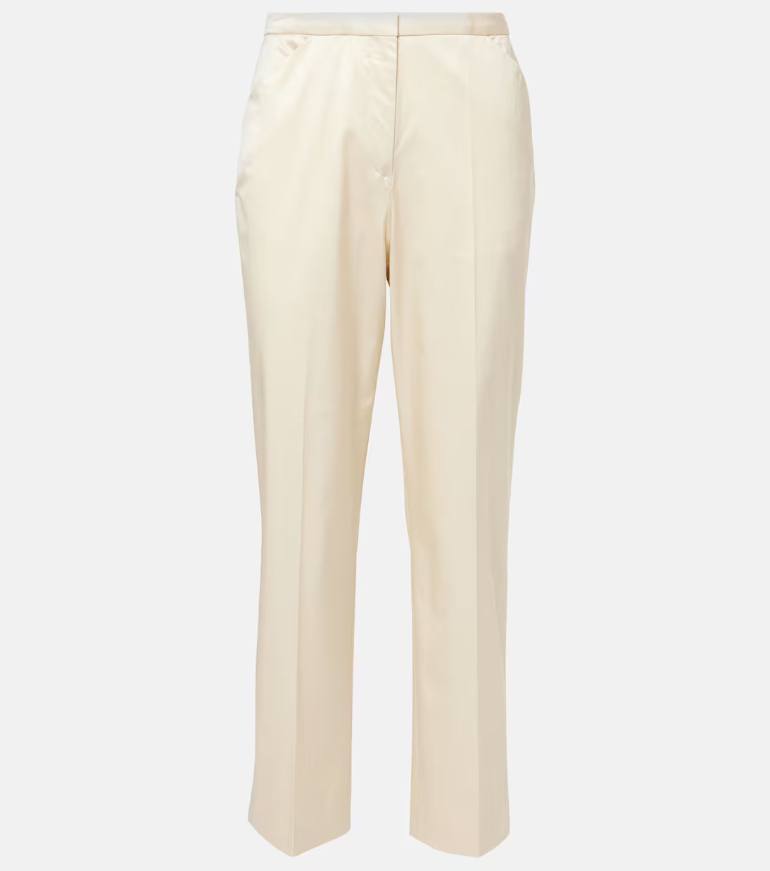 Cotton-blend straight pants | Mytheresa (US/CA)