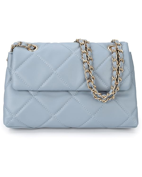 Gladdon Quilted Crossbody Purses for Women Small Ladies Shoulder Bags with Chain Trendy Clutch Pu... | Amazon (US)