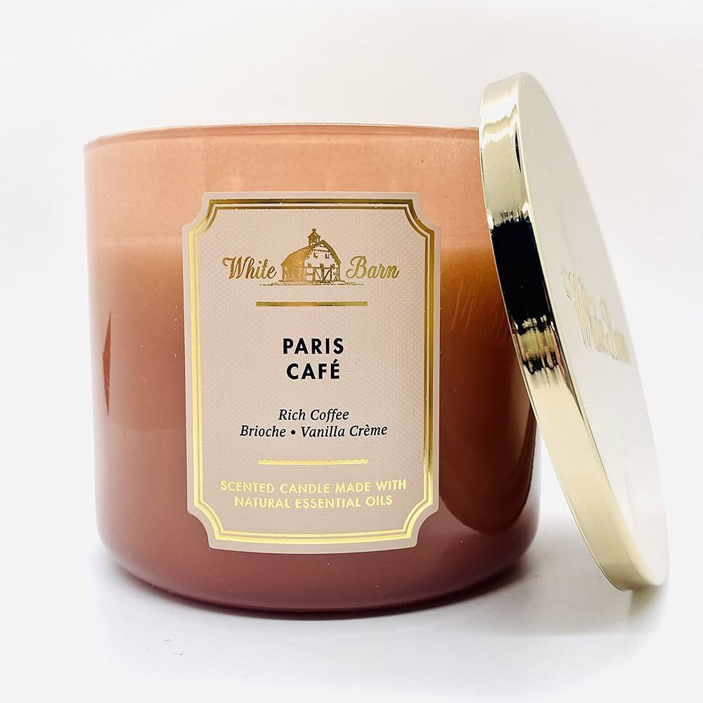White Barn Bath & Body Works 3 Wick Candle Paris Cafe | Amazon (US)