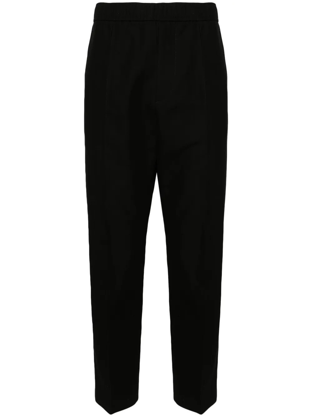 Lanvin mid-rise tapered trousers - Black | Farfetch Global