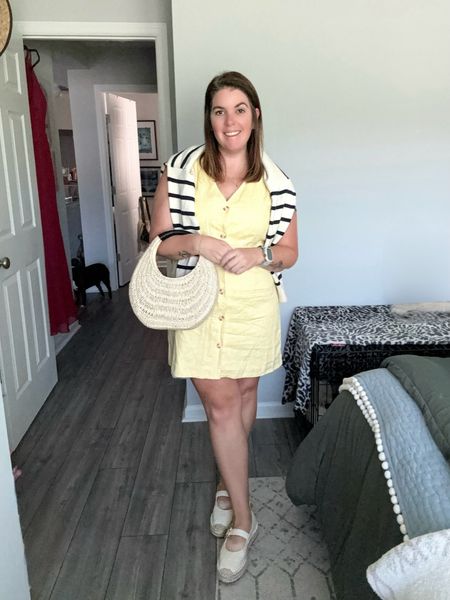 Literally the most perfect dress for summer! The dress is perfect for date night, girls night, brunch, the office or for everyday! The dress is from Abercrombie, it runs TTS, comes in several other color options and is 20% off! You will get an additional 15% off with code DRESSFEST!

#LTKMidsize #LTKSaleAlert #LTKStyleTip