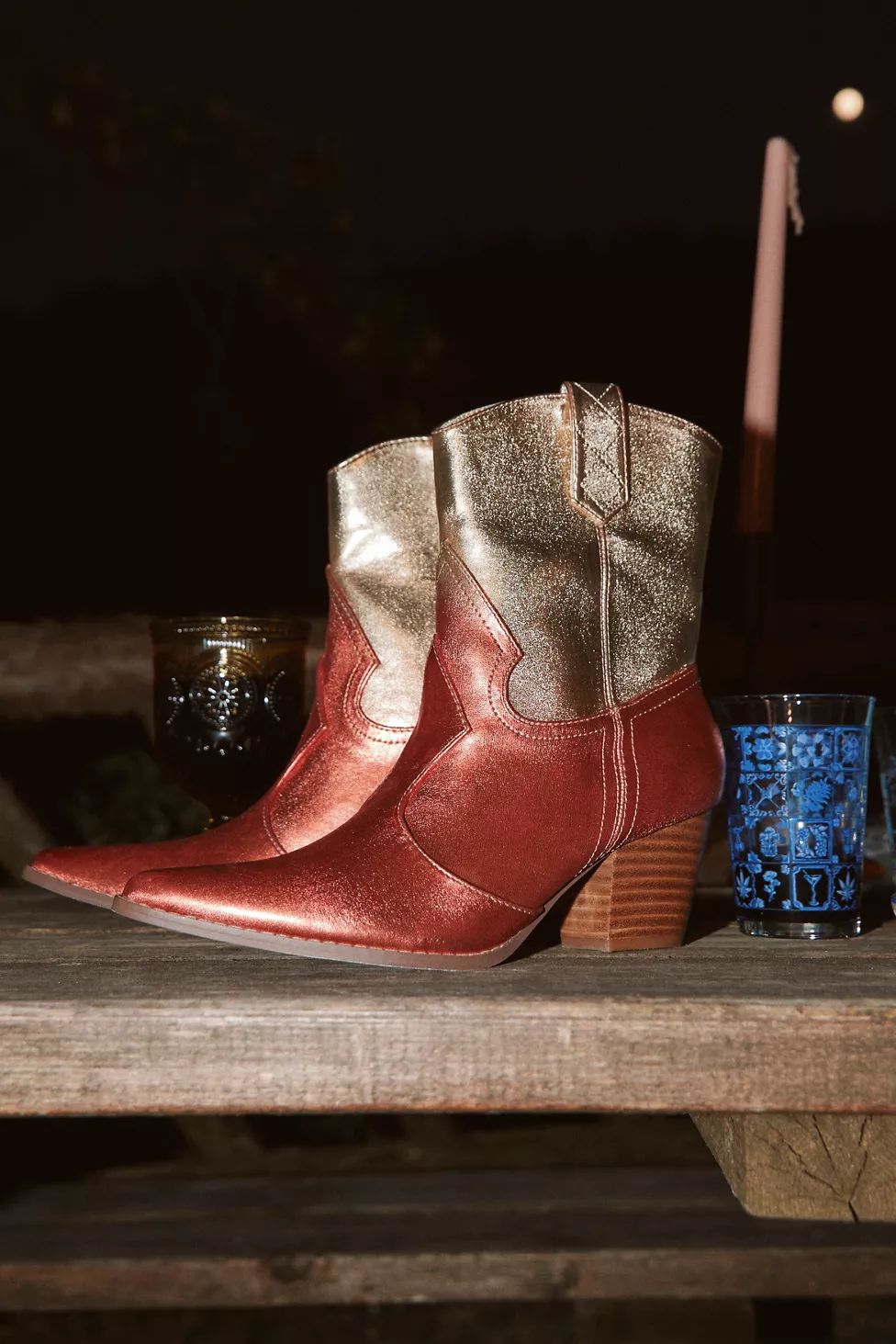 Coconuts By Matisse Footwear Bambi Ombre Cowboy Boot | Urban Outfitters (US and RoW)
