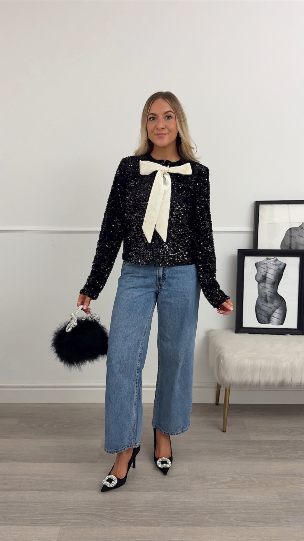 Use the code MVLTKSTUDIO for 15% off my sequin jacket. I wear XS 

#LTKfestive #LTKpartywear #LTKdatenight