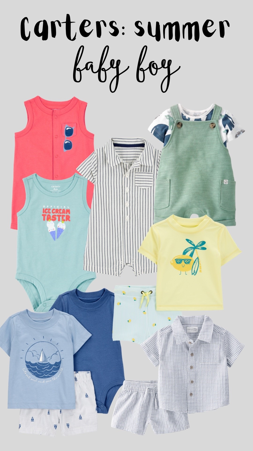 The cutest baby boy summer finds at Carter’s! 

#LTKBaby #LTKSeasonal #LTKKids