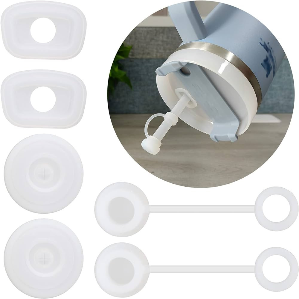 HOMDSG Silicone Spill Stopper Set of 3, Compatible with Stanley Cup 1.0 40oz/ 30oz, Tumbler Acces... | Amazon (US)