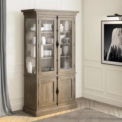 Smythe Lighted China Cabinet | Wayfair North America