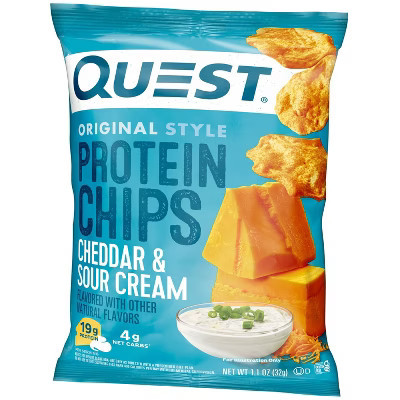 Quest Nutrition Protein Chips - Cheddar & Sour Cream - 1.1oz | Target
