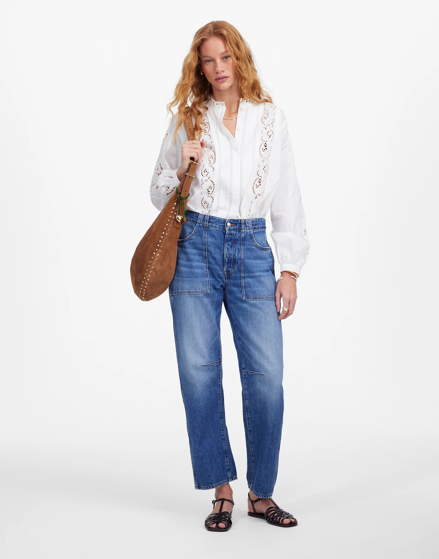 The Darted Barrel-Leg Jean | Madewell
