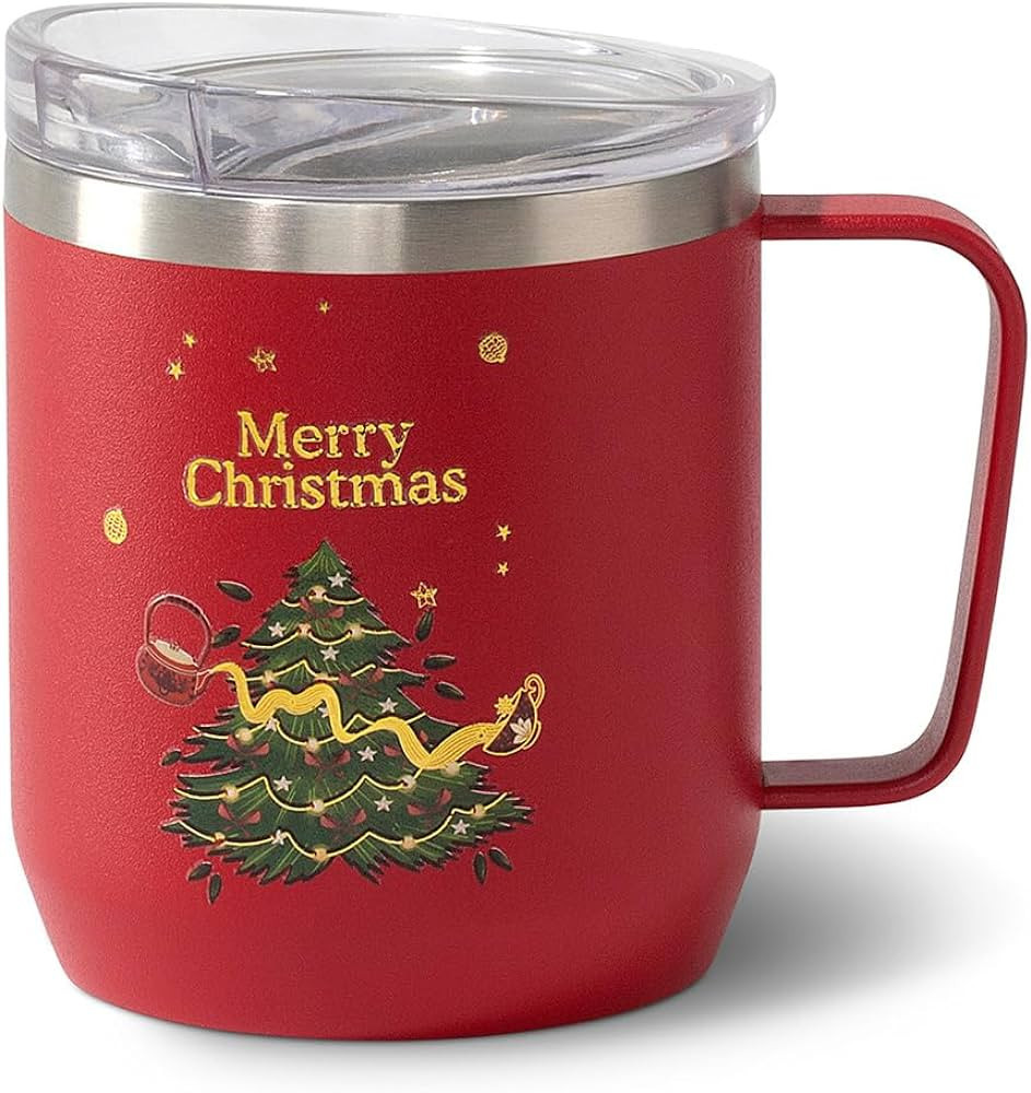 VAHDAM, Christmas Mug, Christmas Gifts For Women, Men & Adults | Stainless Steel, Vacuum Insulate... | Amazon (US)
