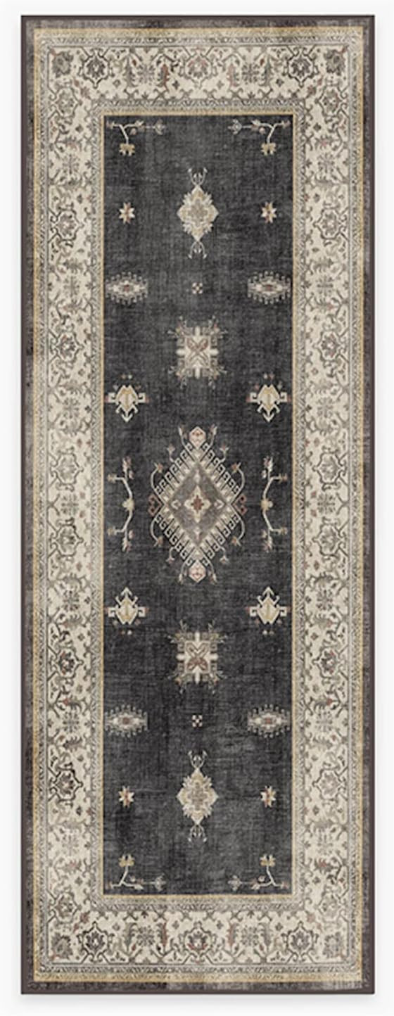 Ruggable – Verena Dark Wood – Machine Washable Runner Rug – Pet & Child Friendly – Stain ... | Amazon (US)