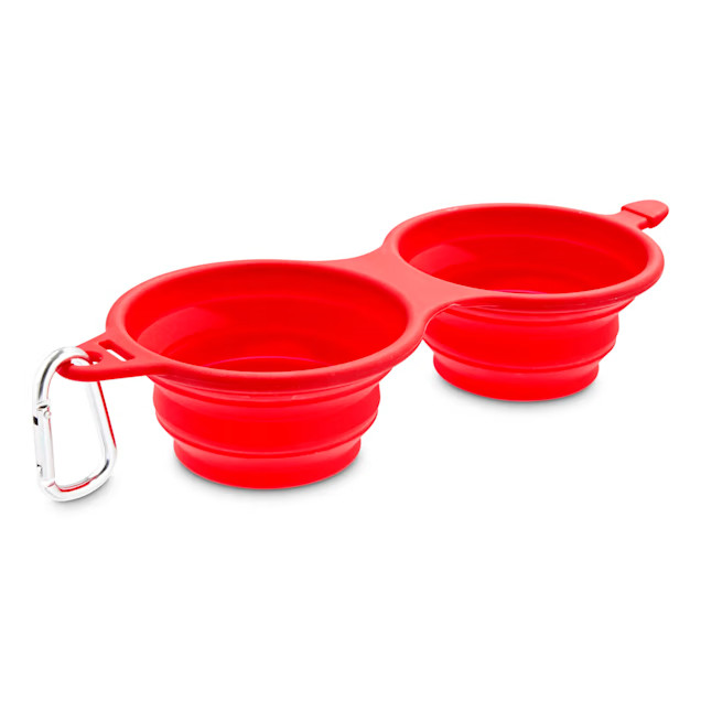 Good2Go Collapsible Dog Bowl Duo Diner in Assorted Colors, 1 Cup | Petco