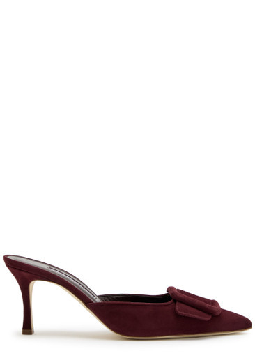 Maysale 70 suede mules | Harvey Nichols