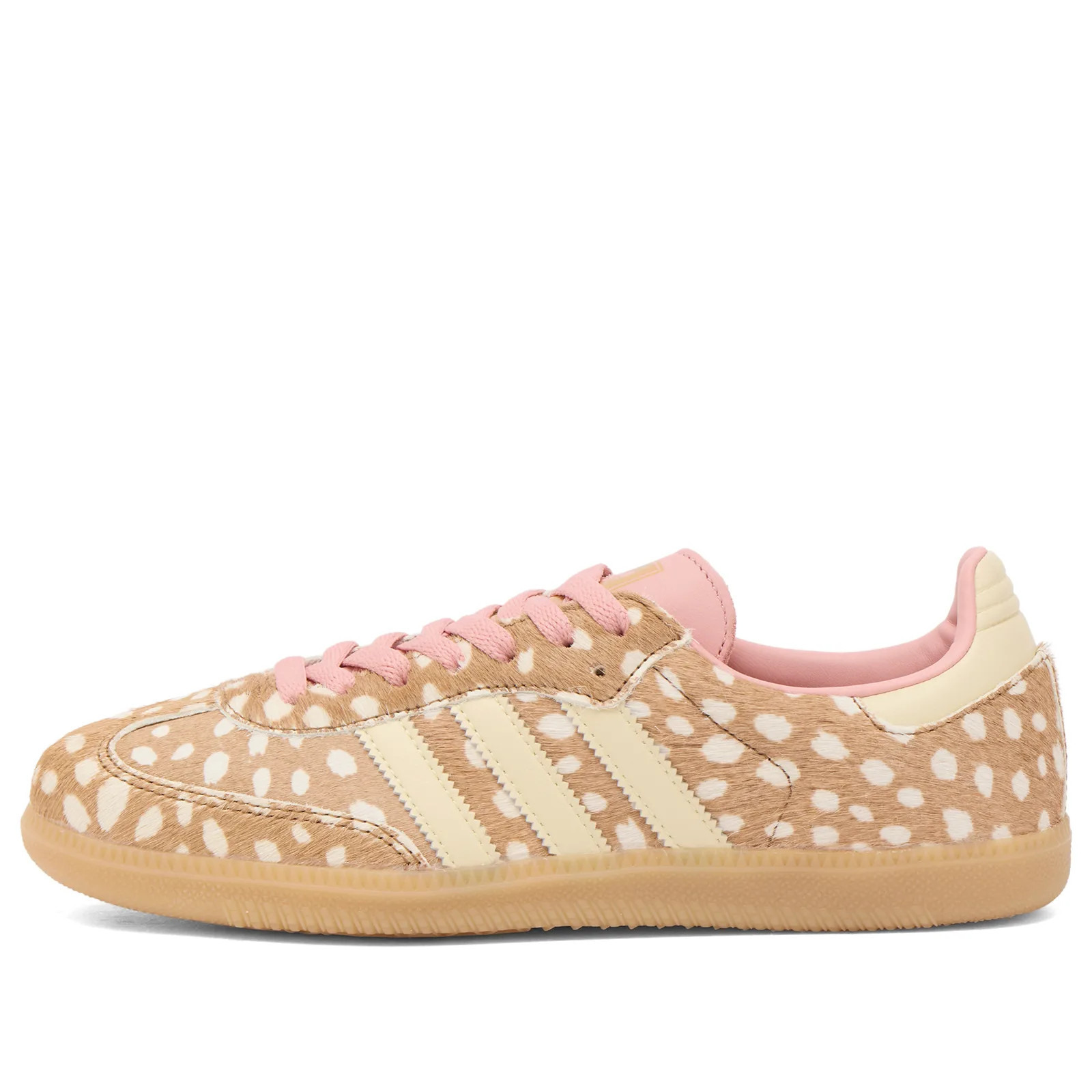 Adidas Women's Samba Og Sneaker in Brown Desert/Warm Vanilla/Wonder Mauve, Size UK 6.5 | END. Clothing