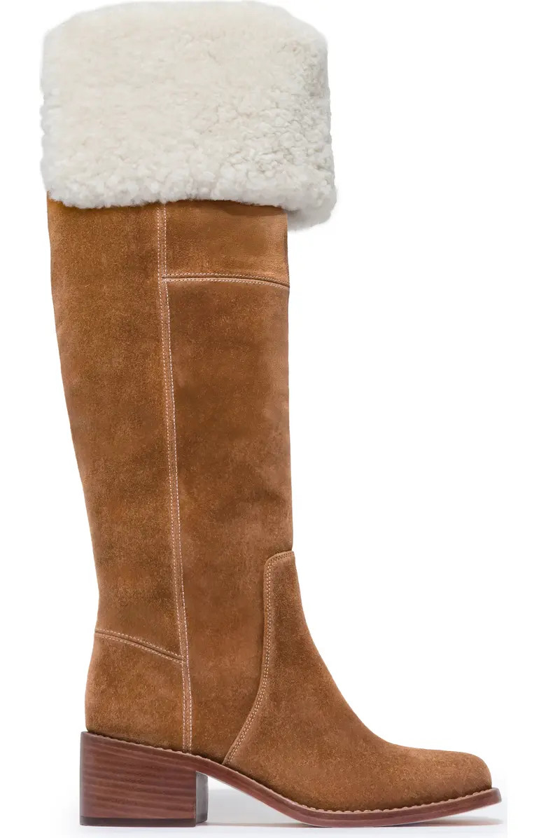 Brix Shearling Over The Knee Boot | Nordstrom