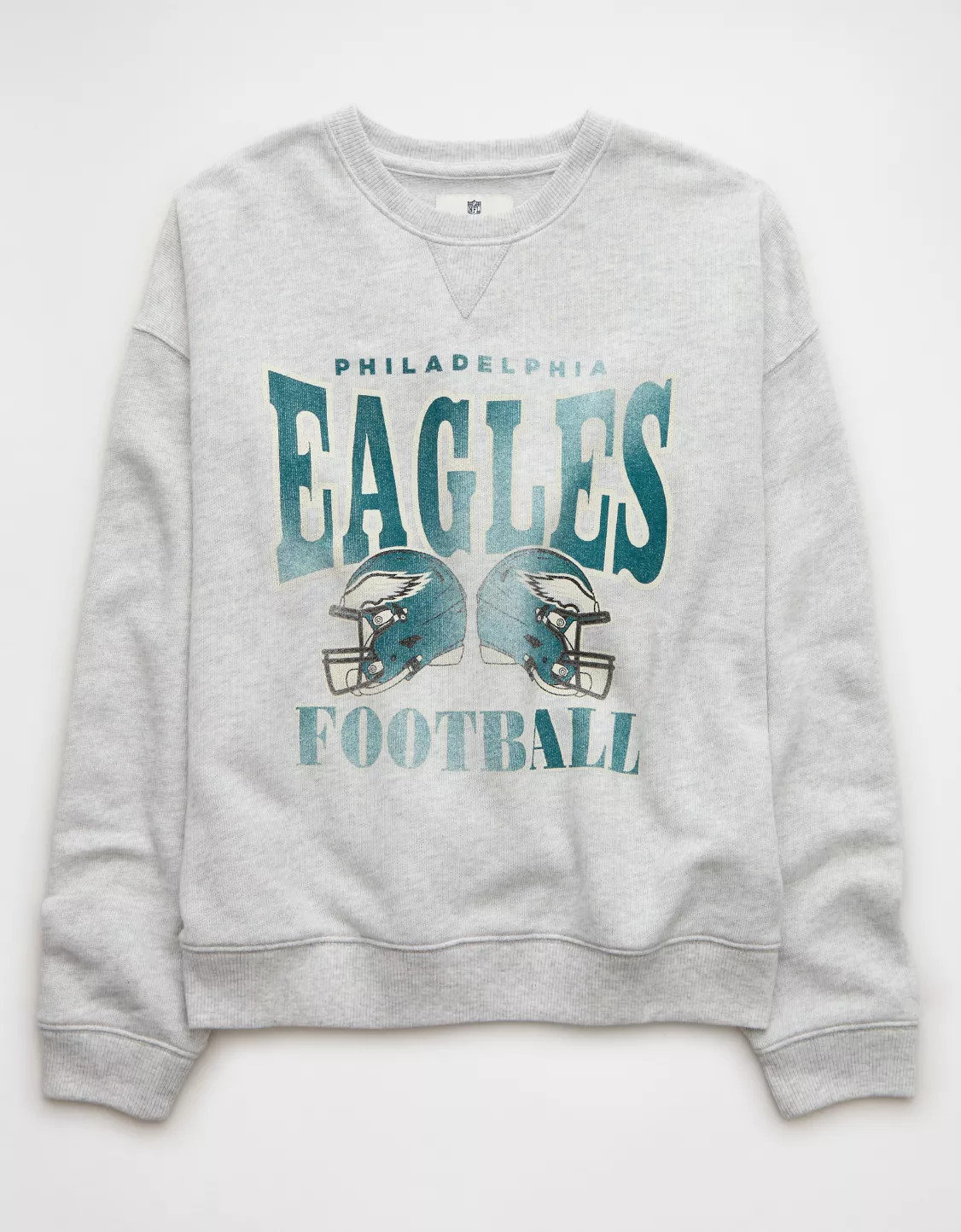 AE NFL Philadelphia Eagles Crew Neck Sweatshirt | American Eagle Outfitters (US & CA)