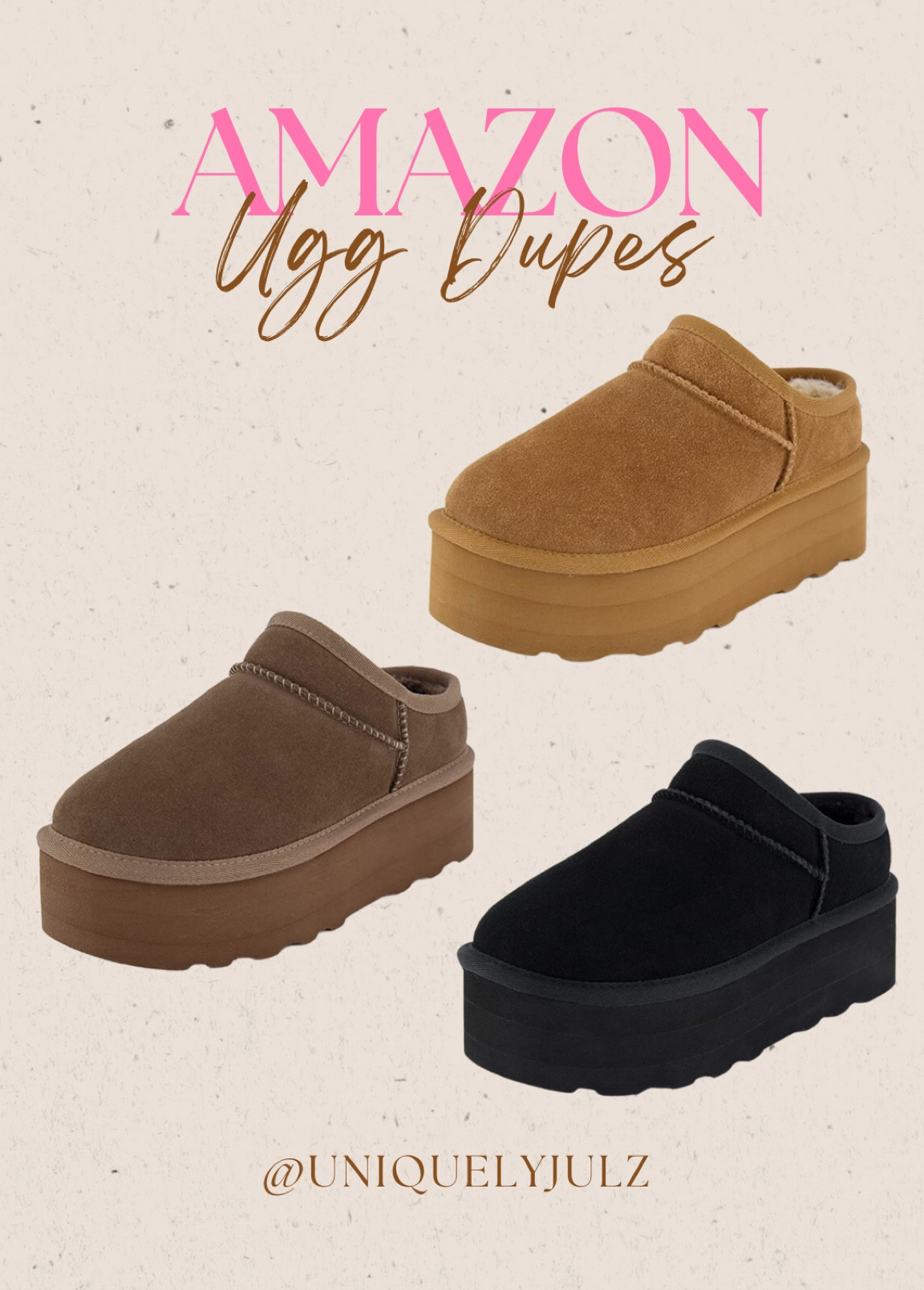 Amazon Uggs



#LTKunder100 #LTKshoecrush #LTKSeasonal