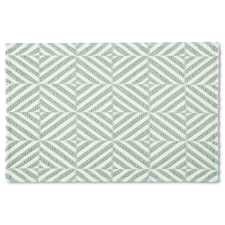 Mainstays Montana Woven Fabric Mat, 18"x27", Green, Available in Multiple Colors | Walmart (US)