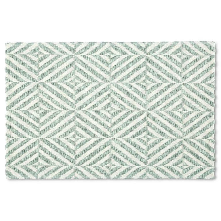Mainstays Montana Woven Fabric Mat, 18"x27", Green, Available in Multiple Colors | Walmart (US)