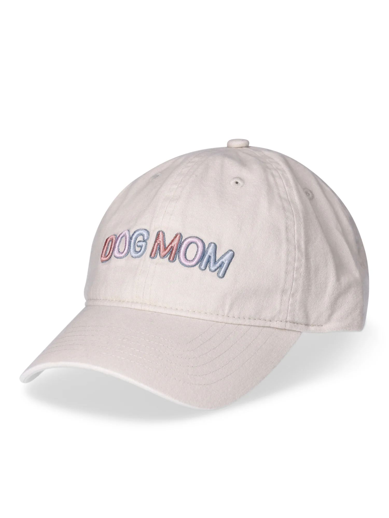 Time and Tru Women's Dog Mom Baseball Hat - Walmart.com | Walmart (US)