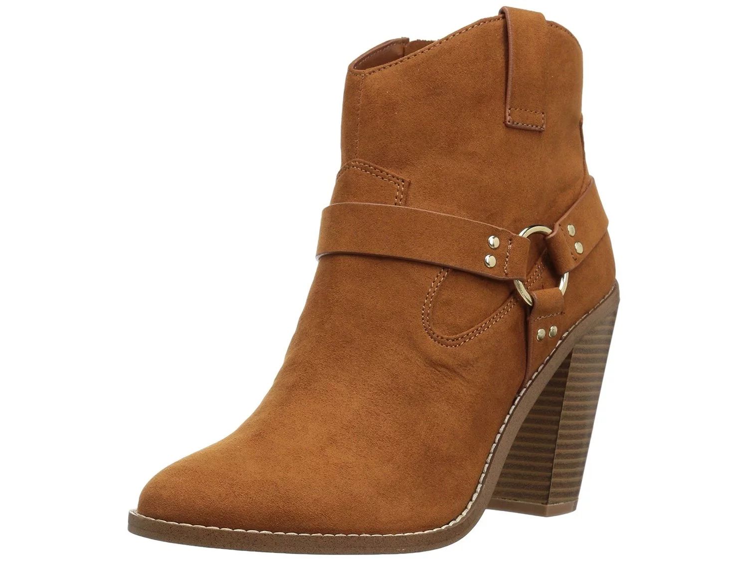 Callisto Women's Fancye Ankle Bootie, Cognac Suede, Size 8.0 | Walmart (US)