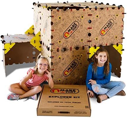 Make-A-Fort Explorer Kit - Build Really Big Forts for Kids - Endless Play for Ages 4 and Up - Bui... | Amazon (US)