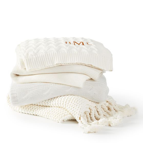 Luxe Cotton Throw Blanket | Mark and Graham