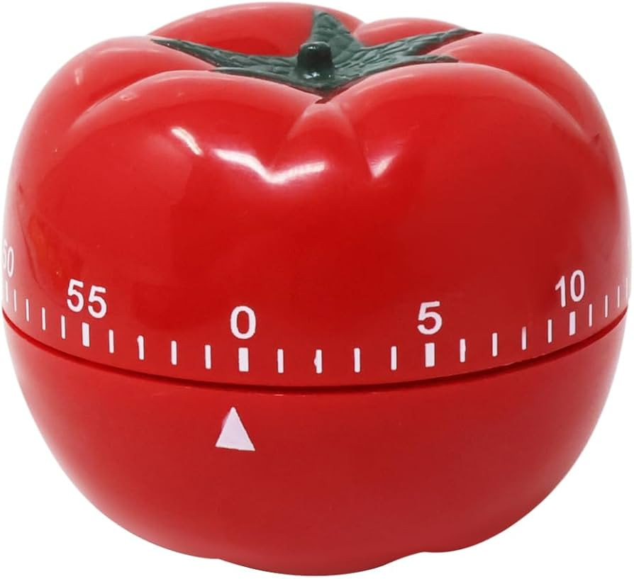 yueton Manual Mechanical Tomato Timer -Ring Alarm Kitchen Timer for Cooking Study Gym Countdown C... | Amazon (US)