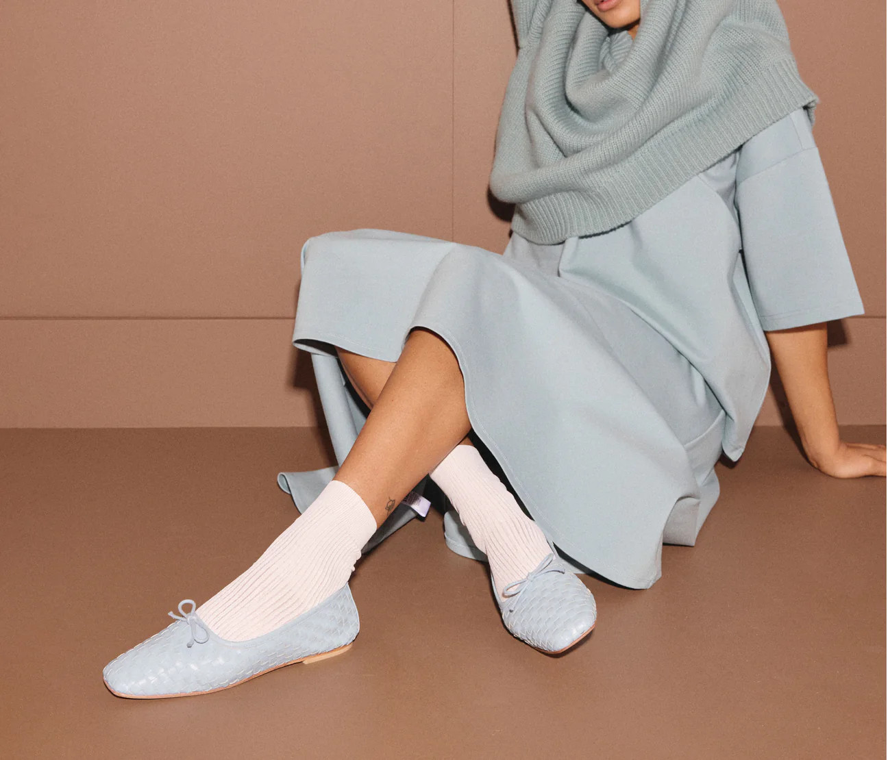 JADA SQUARE TOE BALLET FLAT | Frēda Salvador