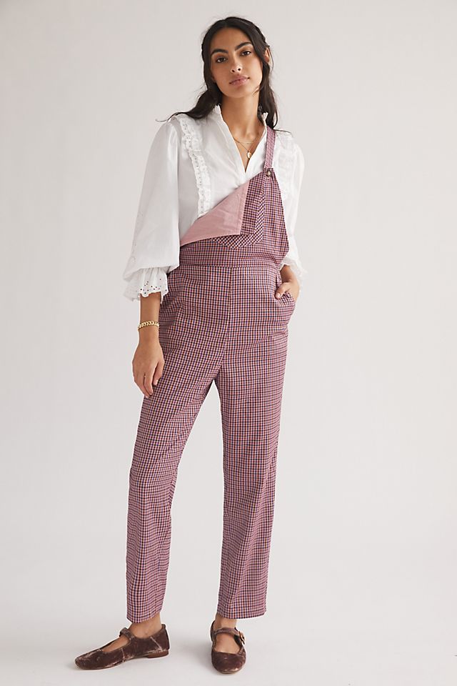 Plaid Tapered Jumpsuit | Anthropologie (US)