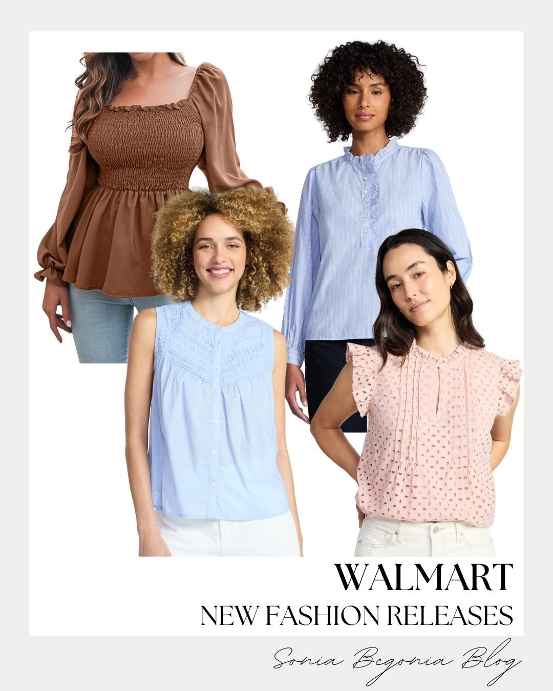 I am finding so many beautiful textures in this latest drop! 🌸

From smocked peplum waists to ruffle-neck details, these pastel tops are exactly what I want to be wearing this season.

I love the versatile mix of structured stripes and soft eyelet fabrics. These are such effortless staples that look high-end without the price tag. Tap the link to shop these favorites!

#walmartstyle #springfashion #ltkbeauty #budgetfinds #springoutfits #everydaywear #femininefashion #walmartdeals #styleinspiration #newarrivals

#LTKSeasonal #LTKootd