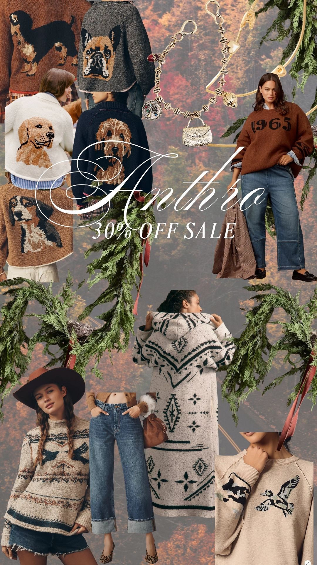 Anthro is 30% off using code: ANTHRO30 

This is such a great time to snag something at a great discount. I have linked some of my favorites here, including the viral garland that I use every year on my mantle that’s amazing. I also ordered these jeans and a few sweaters.

#LTKootd #LTKSaleAlert #LTKHoliday