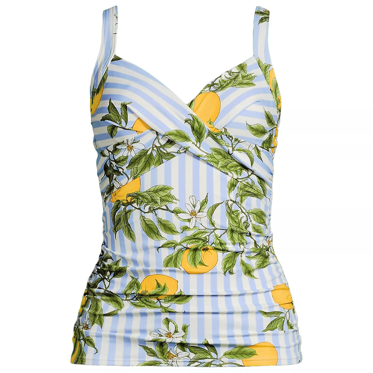 Women's Sweetheart Wrap Underwire Tankini Top | Lands' End (US)