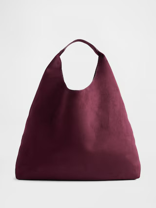 Vegan Suede Slouchy Tote Bag | Gap (CA)